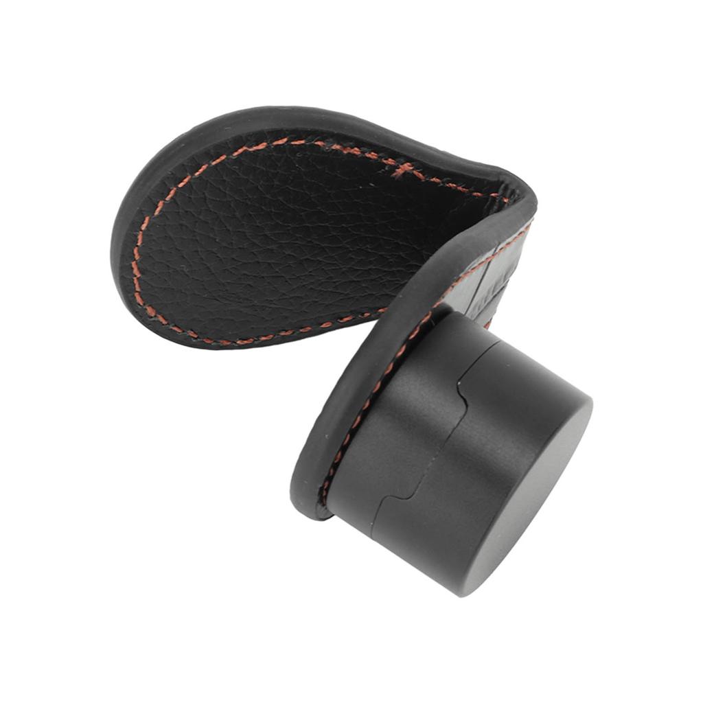 Magnetic Pocket Billiard Chalk Holder Leather Chalk Clip Billiard Pool Cue Snooker Accessory Black