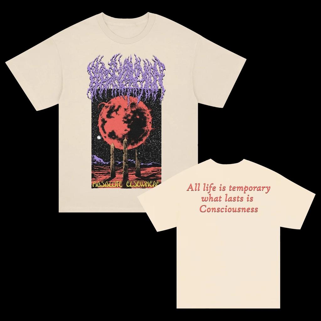 Hot Sale Streetwear Y2K Fashion T-shirt BLOOD INCANTATION Band Dark Metal Peripherals Print Tee Men Women Casual Oversized Cotton Top Summer New Tee