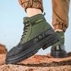 Neues Paar Antikollision Bequem Abriebfest Lässig High Top Stiefel Vielseitig für Tägliche Arbeit und Outdoor Herrenschuhe