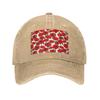 Pattern Washed Denim Cap Casual Baseball Caps Adjustable Hat Summer Unisex Baseball Hats
