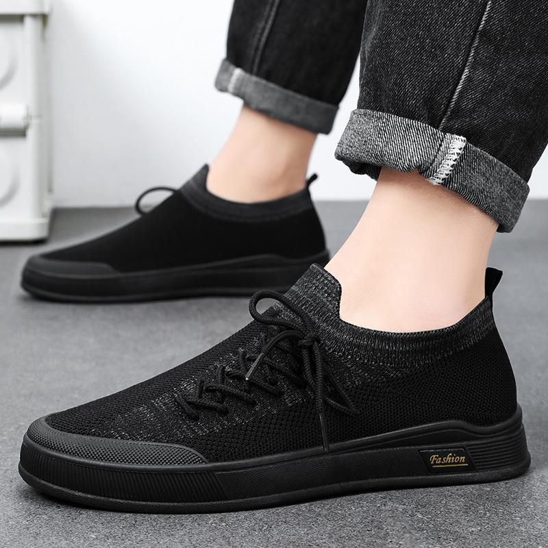 Pánské boty ze síťoviny Lehké Pohodlné pánské tenisky Slip On Flats Boty Mokasíny