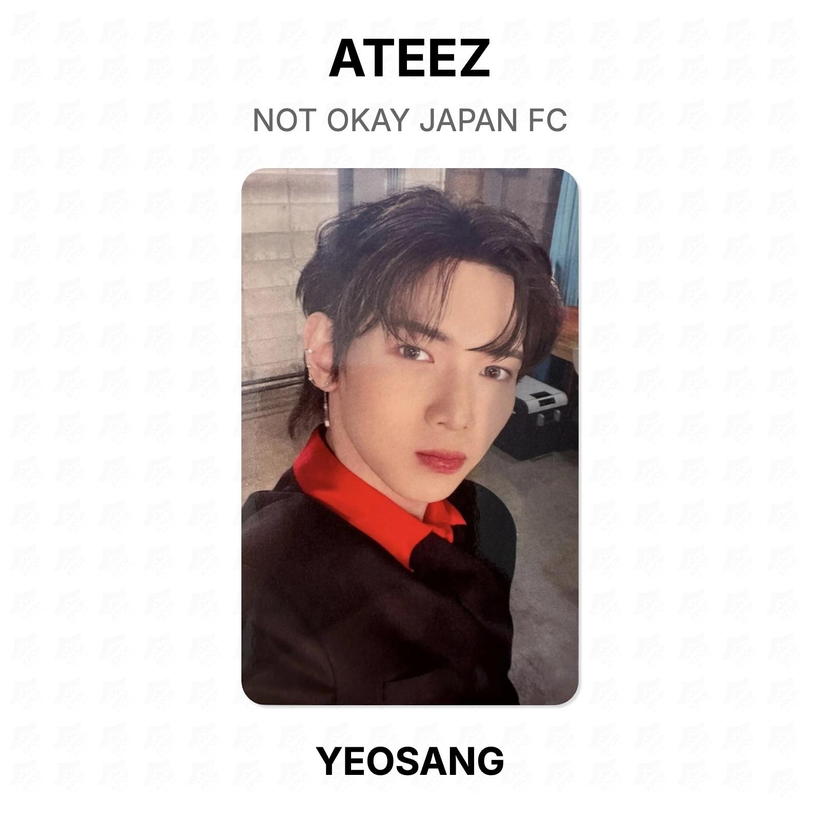 ATEEZ NOT OKAY JAPAN FC Official Photocard YEOSANG