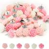 Colorful Flower Thumbtacks: Cute Photo Wall Cork Board Fixing Pushpins