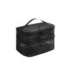 Markendesign Netz-Make-up-Tasche Große Kapazität Reise Einfachheit Tragbare Kulturtasche Doppellagig Handheld Kosmetik-Aufbewahrungstasche