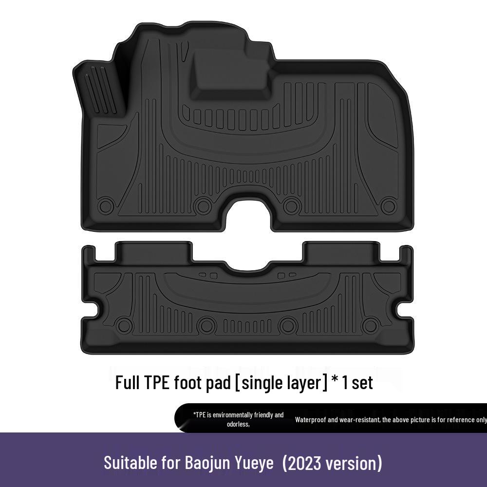 Eco-Friendly 3D All-Weather TPE Floor Mats for 23-24 Baojun Yepu