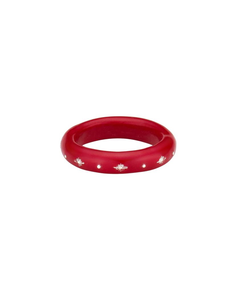 Nff Dazzling Sky Ring-Red