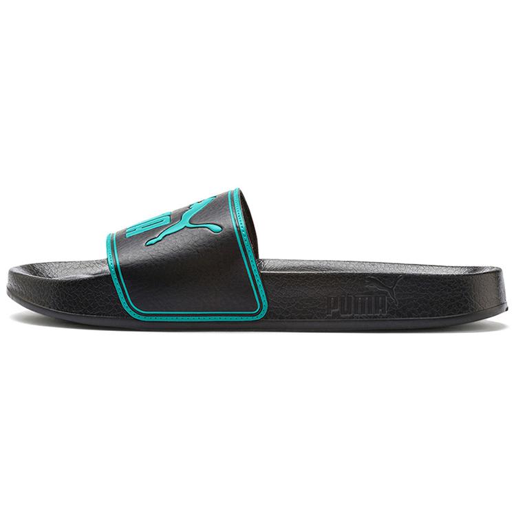 Puma Leadcat Slide 'Black Blue' (Unisex) Black / Blue Slide Slippers 360263 25