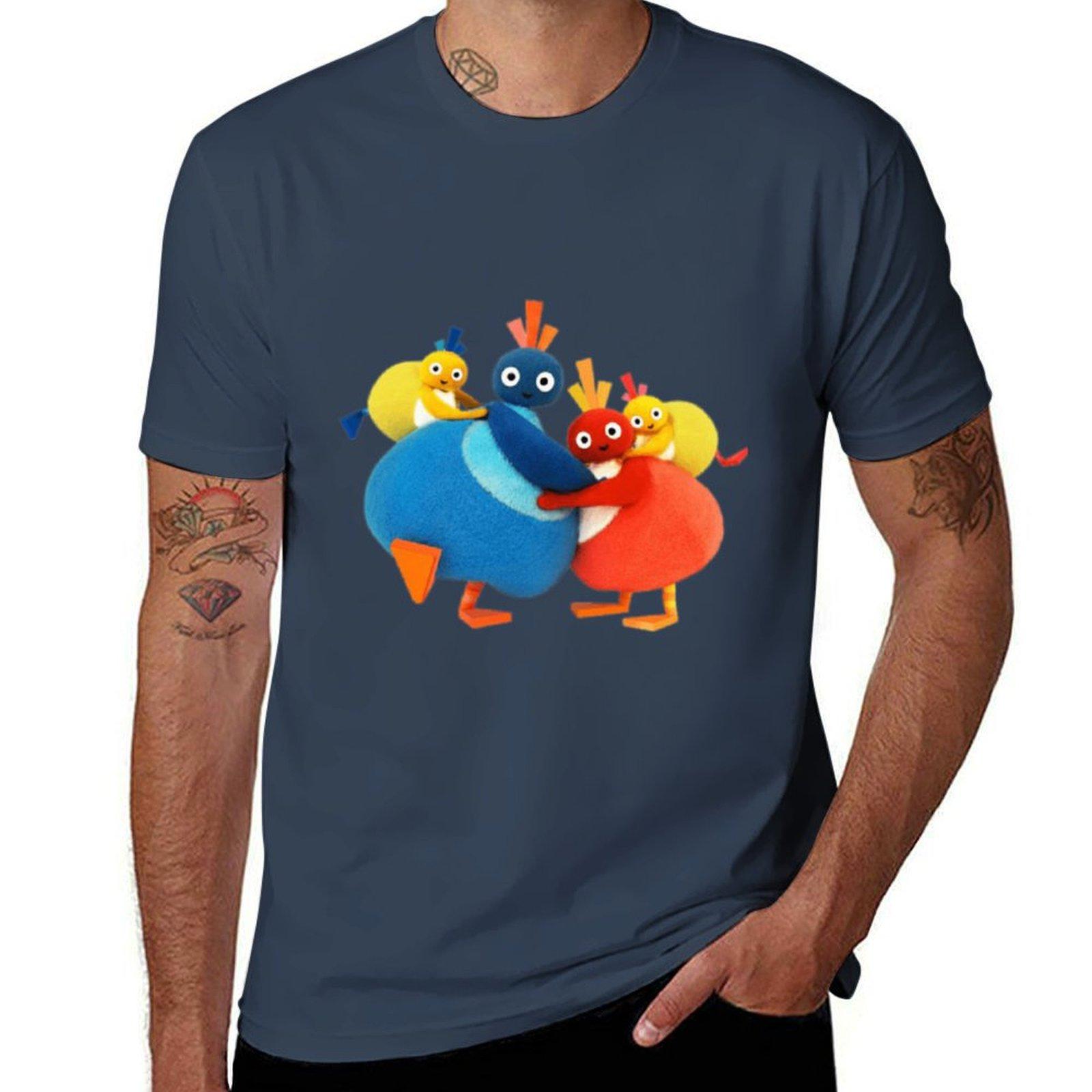 Twirlywoos Cute Characters TShirt Plus Size Summer Casual TShirt S