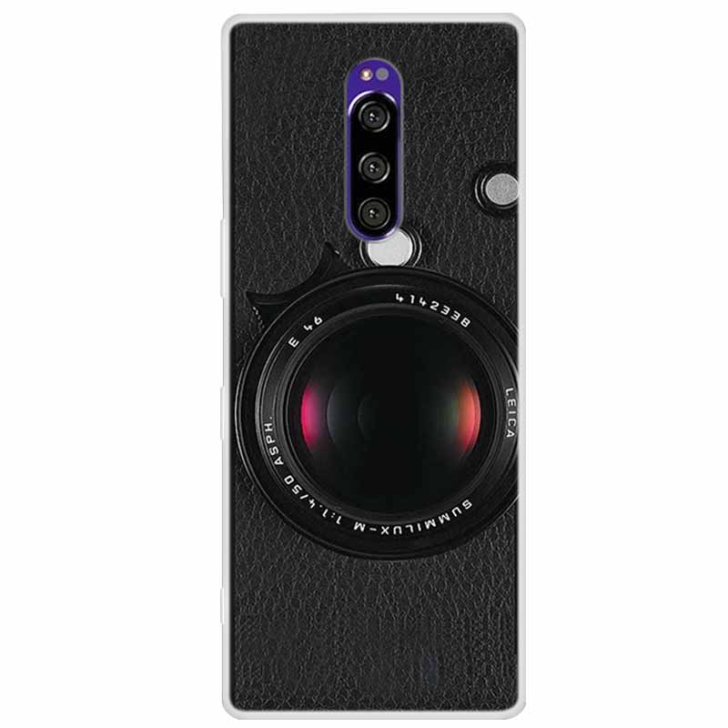 For Sony Xperia 1 Case Luxury Animals Transparent Cover for Sony Xperia1 XZ4 SO-03L SOV40 J8110 J9150 J8170 Phone Shells Covers