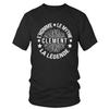 Men's T-shirt - CLEM - The Man The Myth The Legend - 100% Cotton - Round Neck - Short Sleeves