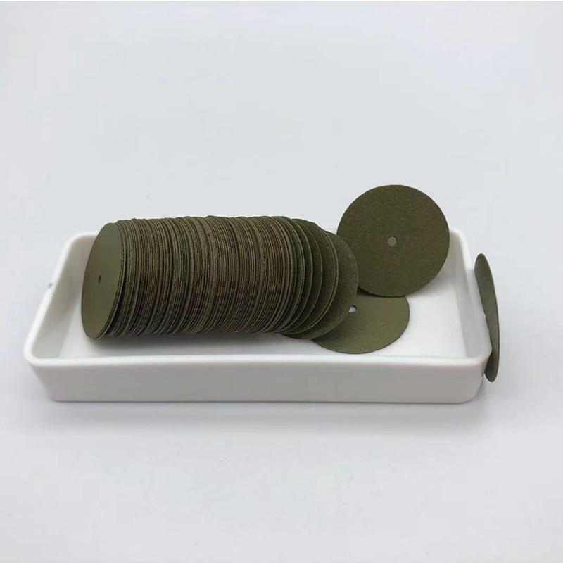 

100 шт., стоматологические лабораторные инструменты, лабораторный разделительный диск, отдельное колесо, стоматологическая резка, драгоценные сплавы и керамические материалы, стоматолог 220618C 100pcs