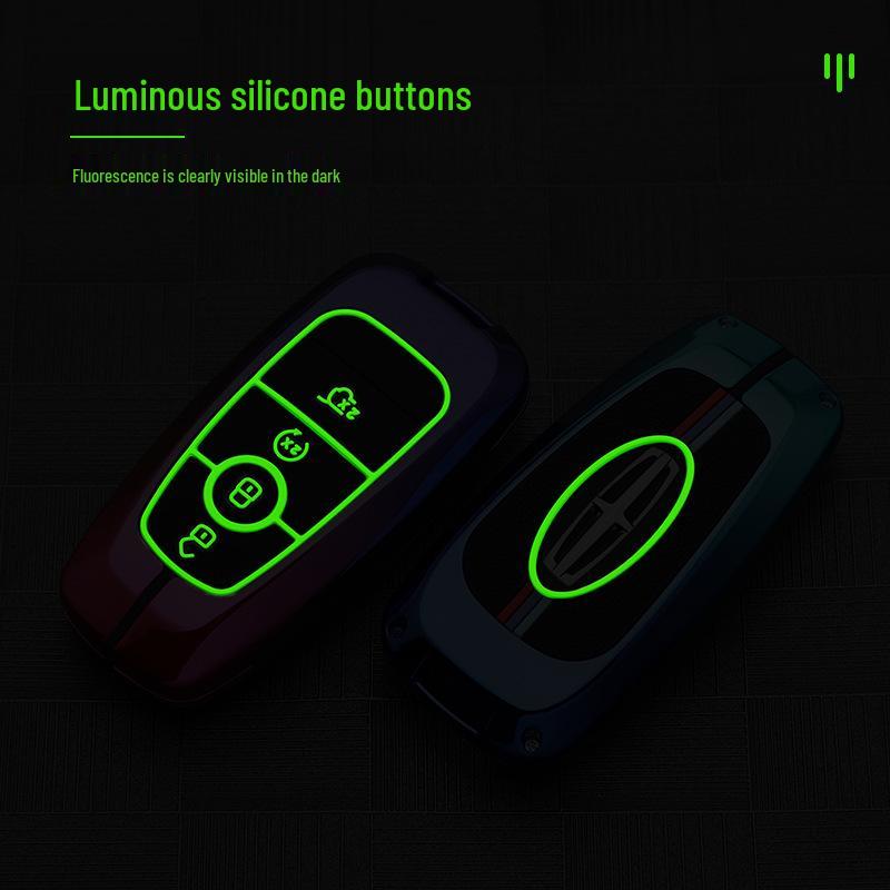 Compatible Metal Key Case for Lincoln Models: Corsair, Aviator, Navigator, MKX, Continental, MKZ, MKC