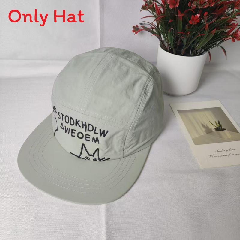 Street Dance Hat With Embroidered Design Summer Lightweight Sun Protection For Teens