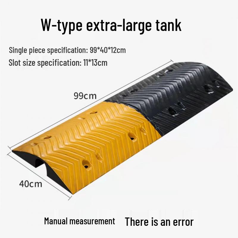 Indoor/Outdoor Cable Protection Rubber Trunking Speed Bump