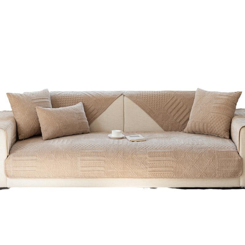 Fashion Sofa Cushion Non-Slip Sofa Cover Cover Towel Chenille Four Seasons Sofa Cushion