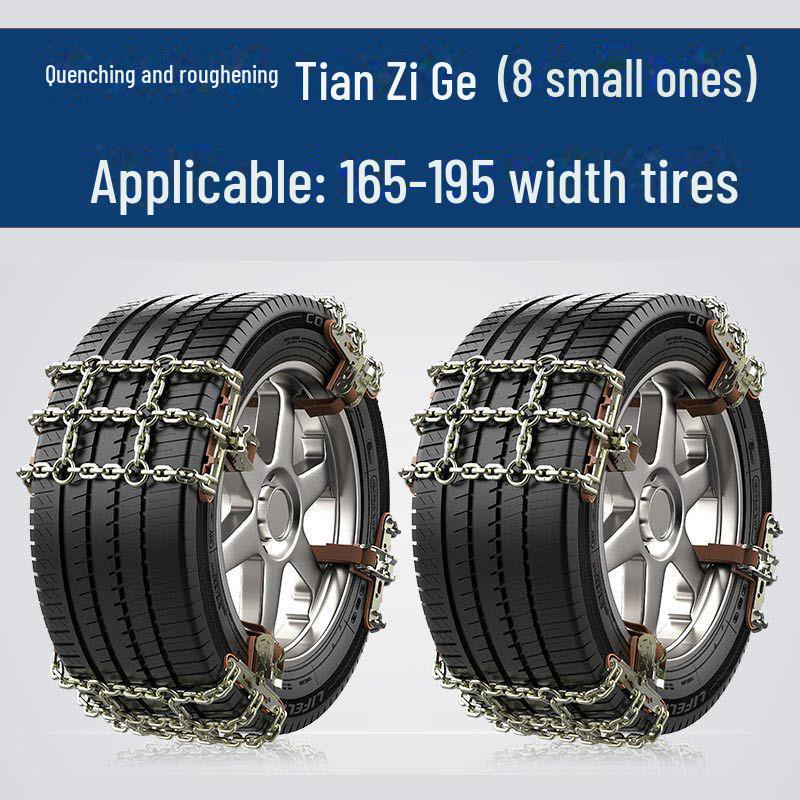 

Універсальний залізний ланцюг для зимових шин для автомобілів, позашляховиків, вантажівок, фургонів - ланцюг протизашляховиків