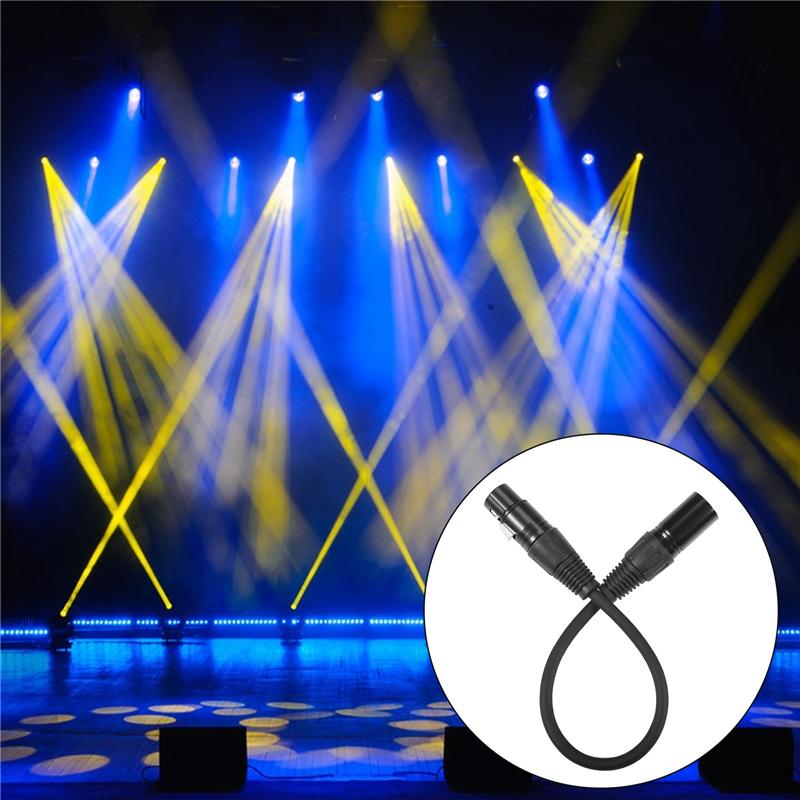 

XLR Male 3 Pin To XLR Female 5 Pin & XLR Female 3 Pin To XLR Male 5 Pin Audio Cable, For Microphone DMX Stage Light-B61B