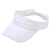 Unisex Wash Denim Embroidered Logo Visor Hat - Breathable Sun Protection for Sports