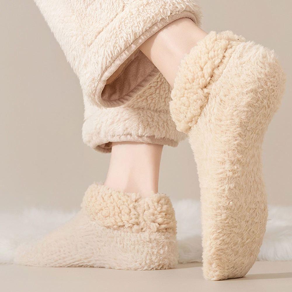 Keep Warm Winter Socks Anti-slip Sleep Floor Socks Cute Indoor Floor Shoes  Autumn Winter