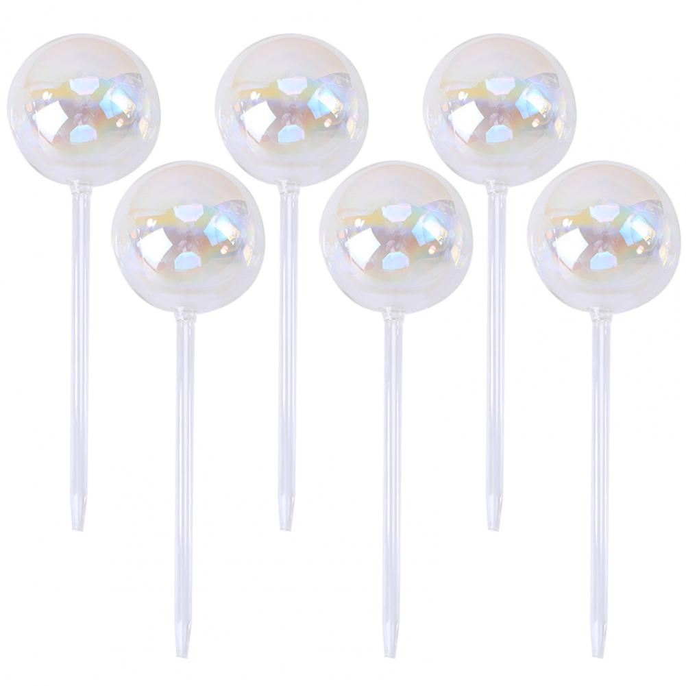 4/6Pcs 22cm Plant Watering Globes Automatic Glass Watering Bulbs 7CM Diameter Self-Watering Globes Indoor Plant Watering Tools