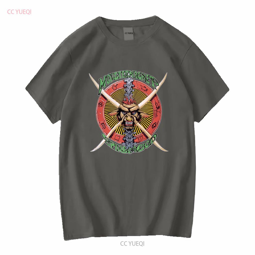 Nuova Maglietta Classica Monster Magnet Spine Of God Band Rock Americana Taglia S 2xl Lavata Vintage Casual Streetwear Unisex Versatile