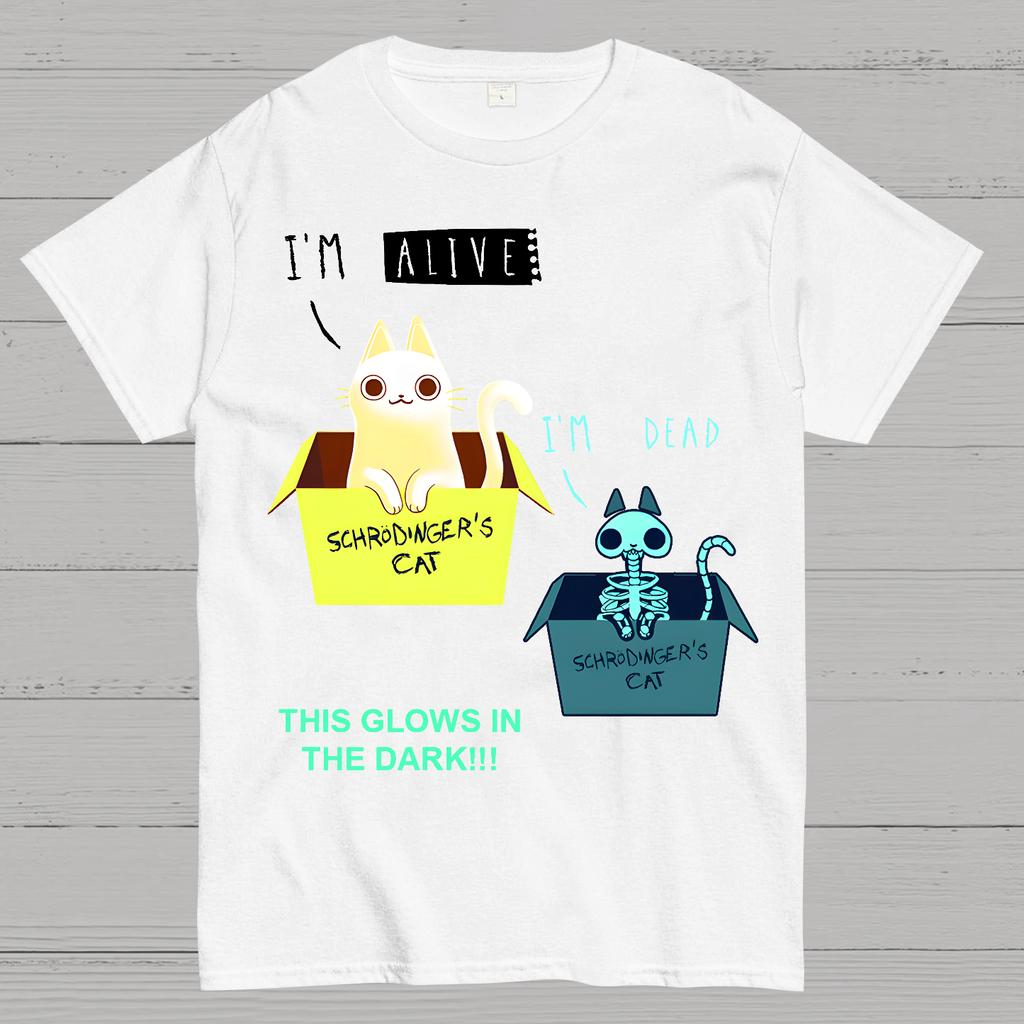 Schrödinger Night Cotton Summer Casual Cool Loose T-Shirt