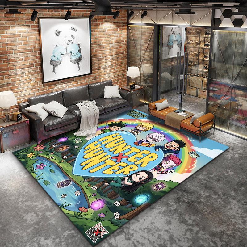 Hunter X Hunter Carpet Rug For Living Room Bedroom Home Sofa Decoration Kids Play Nonslip Floor Mat
