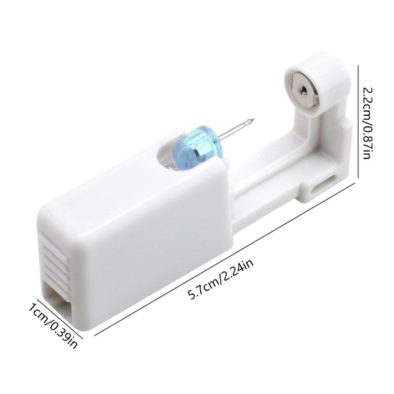 Convenient Portable Single Use Ear Stud Piercer for Home and Travel Ear Piercing Device Body Jewelry Piercing Tool