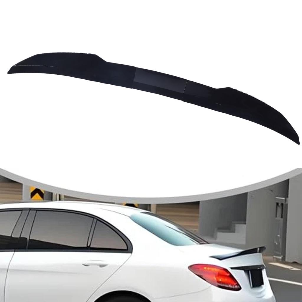 Car Rr Tail Spoiler 117-128cm ABS Strong Adhesion Car Rr Spoiler Wing for Maintenance