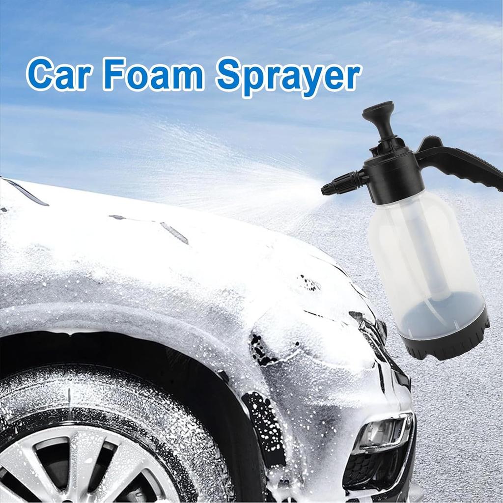 Car Foam Sprayer High Pressure Garden Hose Foam Cannon 2L Car Wash Foam Cannon for Window Vehicle Furniture Washing