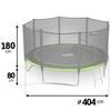 Trampolina Ogrodowa 13Ft/404Cm Z Siatką Zewnętrzną I Drabinką Neo-Sport