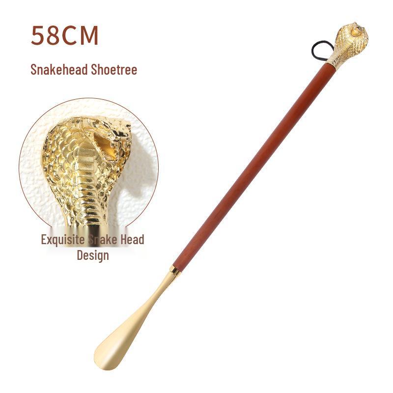 Animal Head Metal Shoehorn - Ultra Long Shoe Lifter, No Bend Shoe Puller, Gift Idea