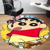 1pc Crayon Shin-chan Office Round Area Rug, Under Office Chairs Bedroom Living Room Home Decor  a1022153