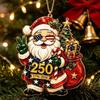 Acrylic 250th Anniversary Christmas Ornament with Hanging Chain for Christmas Tree, Wreath, Window and Office Decoration 87HA