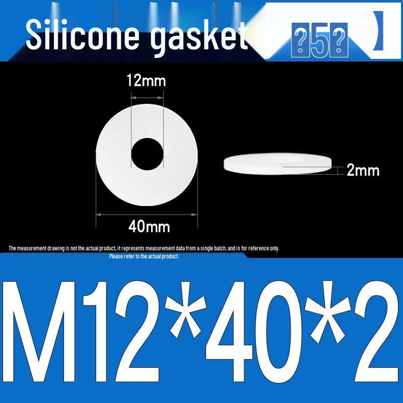 Silicone High-Temp Waterproof Gasket & Shock Absorbing Seal Pad