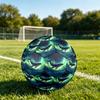 1pc Whale Aurora Size 5 Soccer Ball Professional Match Training Football Indoor &Outdoor Sports Ball Lightweight Durable C6535