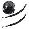 2Pcs Helmet Bandage Motorcycle Helmet Buckle Bundling Belt Elastic Rope Electric Accessoryblack