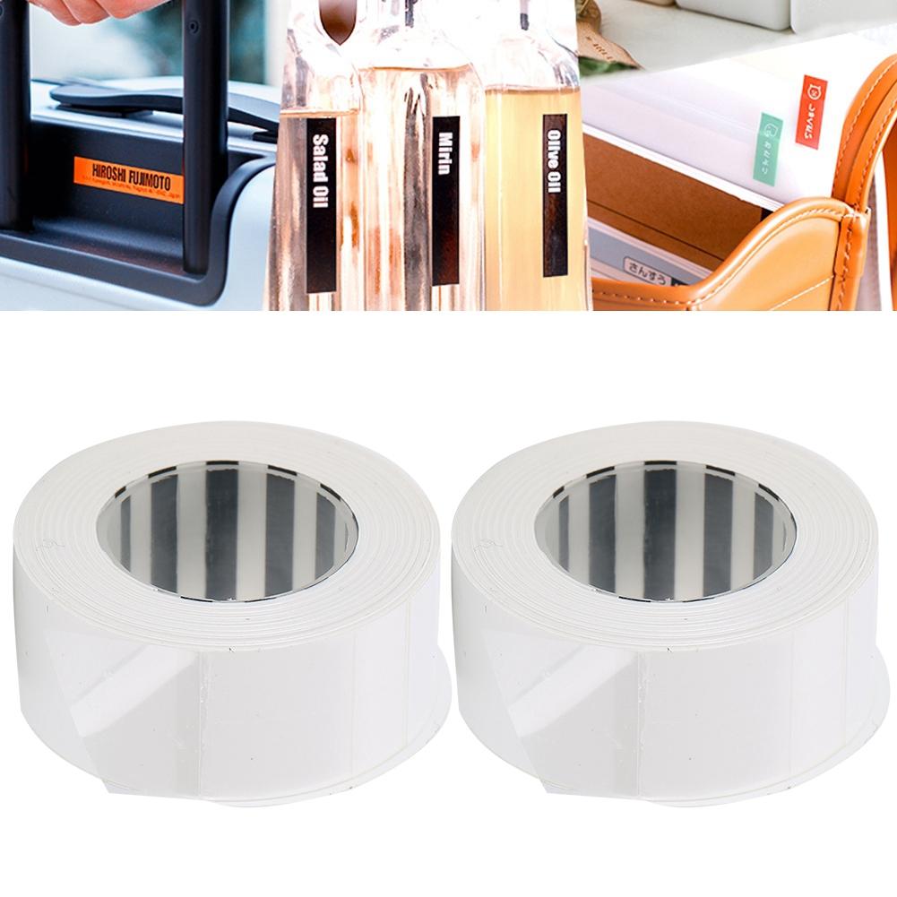 2Pcs Print Label Tape Cute Ribbon Thermal Paper for KINGJIM/TEPRA LR5C Labeler(EQT15W)