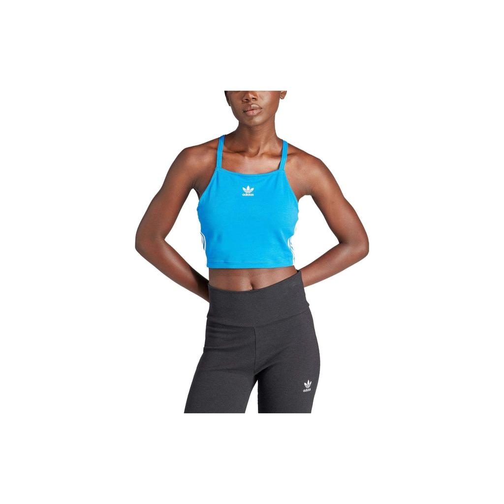 adidas Originals Logo Striped Detail Crop Tank Top IN8376