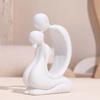 1Pc  Nordic Modern Art Ins Style 3 Colors Kiss Couple Resin Crafts Decoration Ornaments Home Bedroom