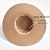 Summer Women Wide Brim Beach Sun Hat Simple Floppy Straw Hat Foldable Travel UV Protection Lady Cap
