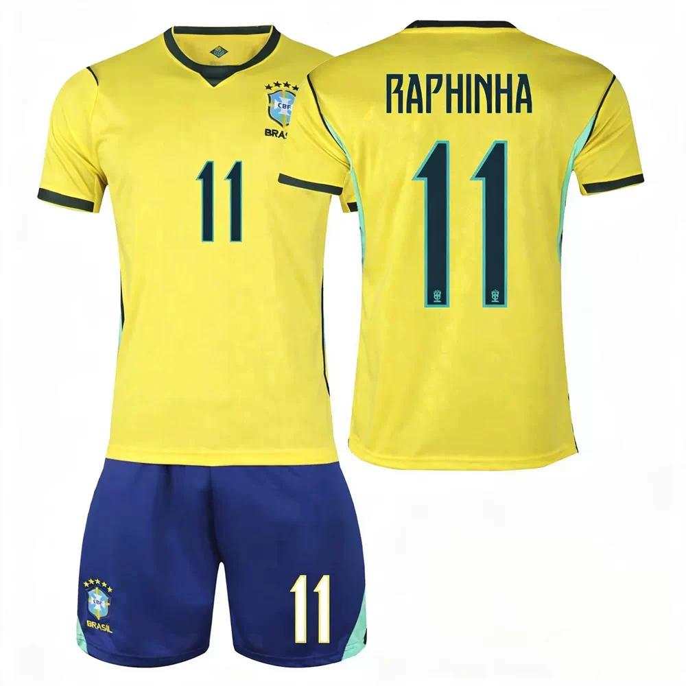 2026 Brazil Football Jerseys Yellow #11 20