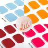 Semi Cured Gel Toe Nail Stickers Manicure Decor UV LED Lamp Semi Cured Gel Design Nail Decals Fashion Nail Sticker