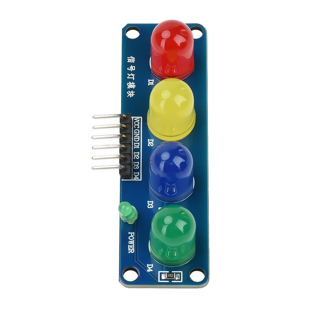 Light LED Display Module Onboard Red Yellow Green 5mm LED Great for Making Traffic Light System Model ST009
