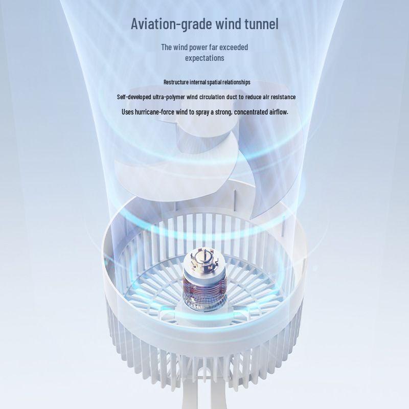 AI Smart Desktop Voice-Activated Air Circulation Electric Fan