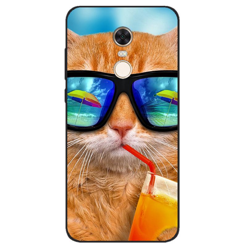 For xiaomi Redmi 5 Plus 5.99 Inch Case on xiaomi Redmi 5 5.7 inch Cover hongmi 5 Plus Phone Cases clear silicon back animal cat