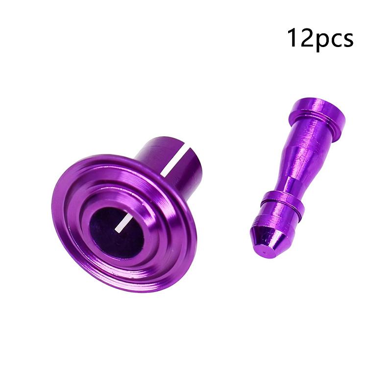 New PrecisionLock Push Pin Rivet CNC Aluminum M5x15 For Motorcycle Universal 1/6/12Pcs