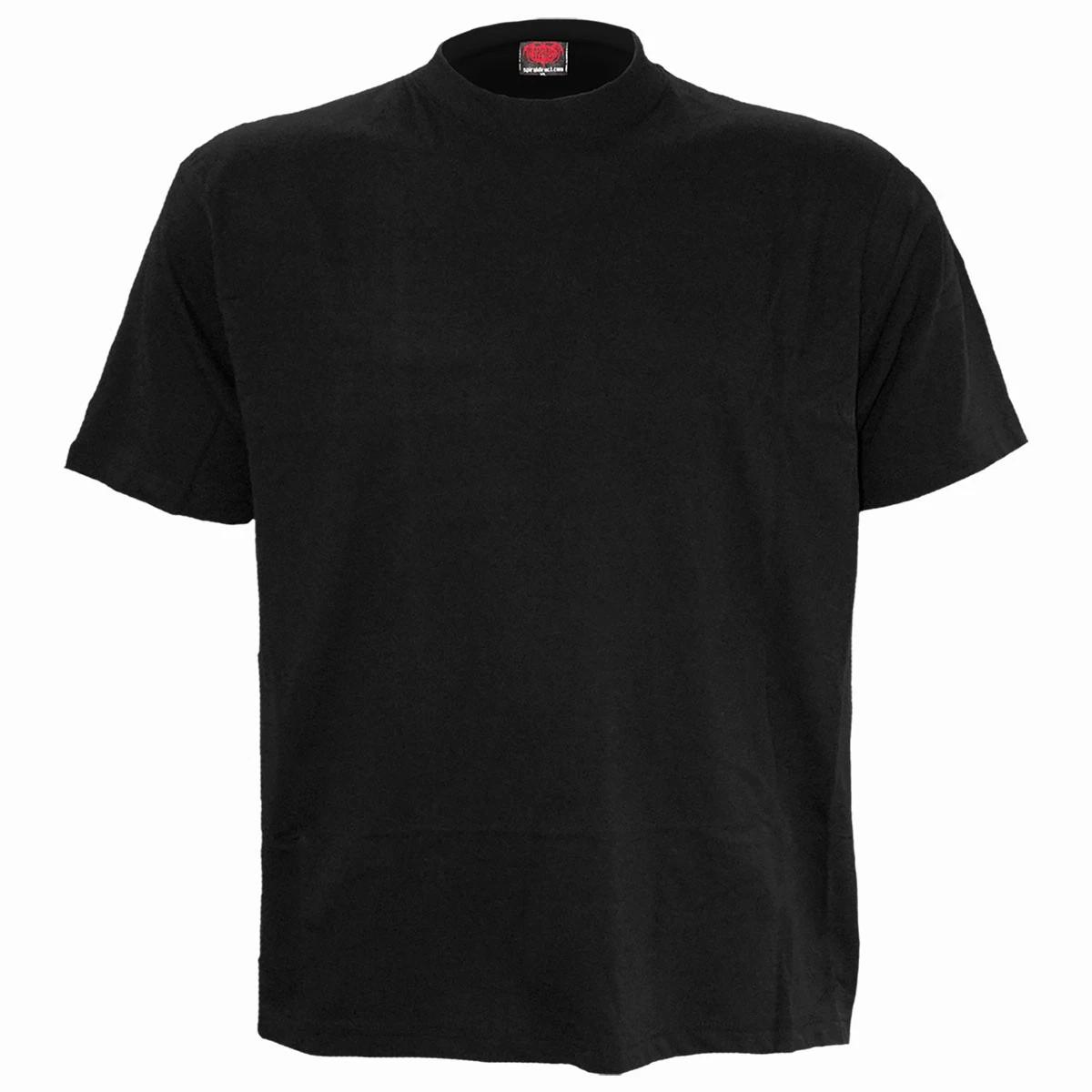 Spiral - KIDS T-SHIRT BLACK (Unisex Black Short Sleeve T-Shirts) Ex Small 2XL