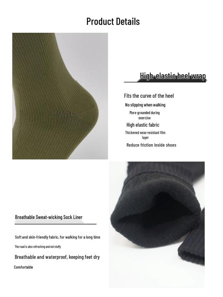 Waterproof Breathable Windproof Comfortable Warm Sweat-Wicking Outdoor Adventure Socks