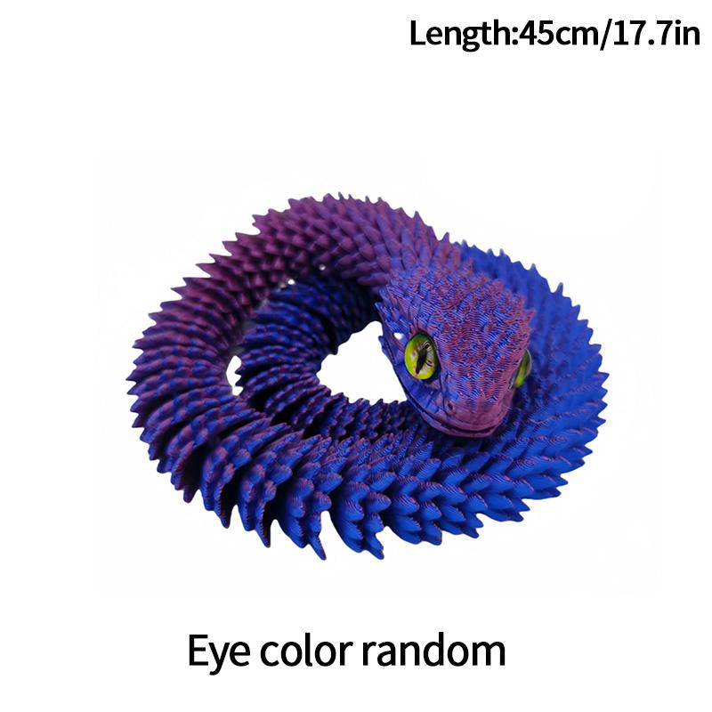 3D Printed Snake Dragon 3d Printed Figures New Year Decoration Traditional Table Ornament 3d Toys Gifts for New Year 2025